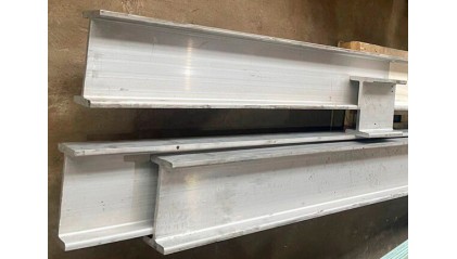 двутавр алюминиевый 140x82x5,2x10 мм Д16 купить в Санкт-Петербурге