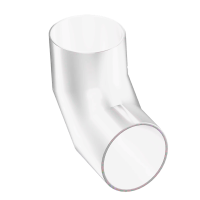 Кожух (окожушка) оцинкованный для отвода 60° 210x0,55 мм ГОСТ 30732-2020