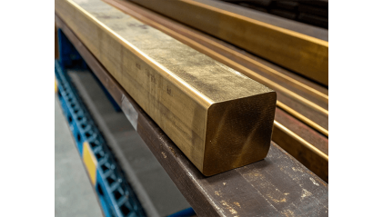 квадрат бронзовый ДКВНТ 16x16 мм БрБ2 купить в Санкт-Петербурге