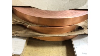 Лента медная ДПРНМ 100x0,18 мм М1ф фото ленту медную ДПРНМ 100x0,18 мм М1ф купить в Санкт-Петербурге