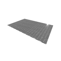 Лист нержавеющий рифленый ромб 4x1500x3000 мм 08Х17Т ГОСТ 8568-77