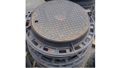 люк чугунный ГТС легкий круглый Л 750x45 мм СЧ10 купить в Санкт-Петербурге