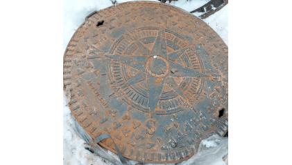 люк чугунный ЛУ (А30) круглый 650 мм СЧ15 купить в Санкт-Петербурге