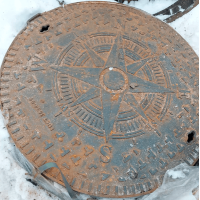 Люк чугунный средний круглый С (В125) 700 мм ВЧ40 ГОСТ 3634-2019