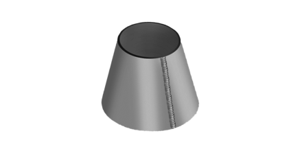 обечайку стальную коническую 1120x720x8 мм Ст3 купить в Санкт-Петербурге