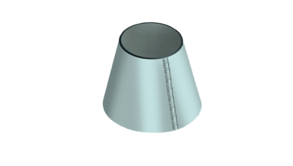 обечайку оцинкованную коническую 1120x720x10 мм Ст3 купить в Санкт-Петербурге