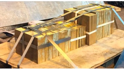 плиту латунную 85 мм ЛЖМц59-1-1 купить в Санкт-Петербурге