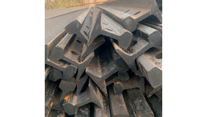 рельсы Р11 стальные узкоколейные 8 м Э76 купить в Санкт-Петербурге