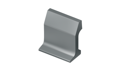 рельсы РК50 стальные контррельсовые 3 м Э76Т купить в Санкт-Петербурге