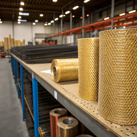 Сетка латунная 0,5x0,5x0,1 мм Л63 ГОСТ 6613-86