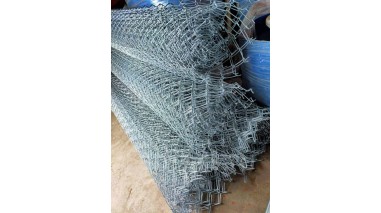 Сетка рабица оцинкованная 50x50x3 мм ГОСТ 5336-80 фото