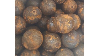 Шары мелющие, помольные стальные 60 мм Ст3 фото Шары мелющие, помольные стальные 60 мм Ст3 купить в Санкт-Петербурге