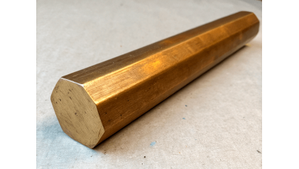 Шестигранник бронзовый 36 мм БрКМц3-1 фото шестигранник бронзовый 36 мм БрКМц3-1 купить в Санкт-Петербурге