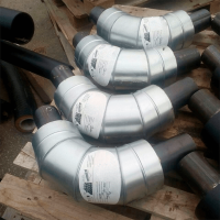 Скорлупа ППУ-ОЦ для отвода 90° 159x250 мм ГОСТ 30732-2020