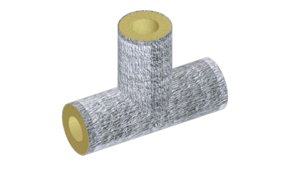 тройник теплоизоляционный минераловатный 133x38 мм купить в Санкт-Петербурге