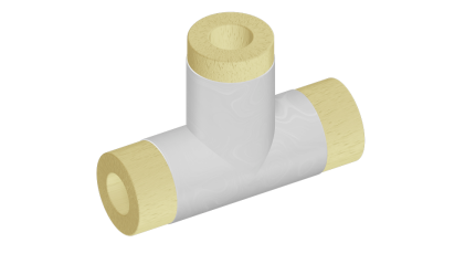 тройник теплоизоляционный минераловатный 1020x38 мм купить в Санкт-Петербурге