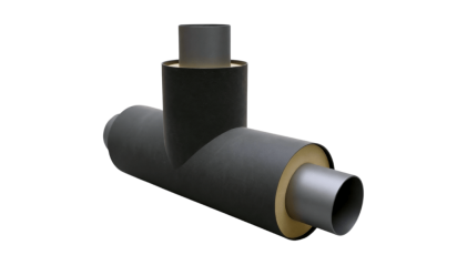 тройник в ППУ-ПЭ изоляции 133х4-57х4 мм купить в Санкт-Петербурге