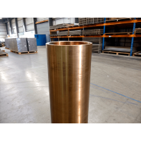 Труба бронзовая прессованная ГКР 100x10 мм БрА9Ж3Л ГОСТ 1208-2014