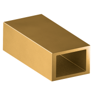 Труба латунная профильная прямоугольная ДПРНТ 48x24x2 мм Л90 ГОСТ 20900-2014