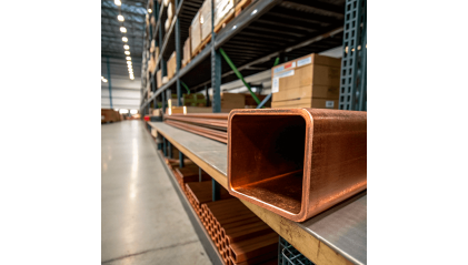 трубу медную профильную квадратную ДКВНТ 110x110x35 мм М3 купить в Санкт-Петербурге