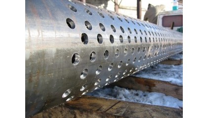 трубу стальную перфорированную бесшовную 500x3 мм Ст3 купить в Санкт-Петербурге