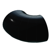 ВУС изоляция для отвода 45° двухслойная 377x2,2 мм ГОСТ 9.602-2006