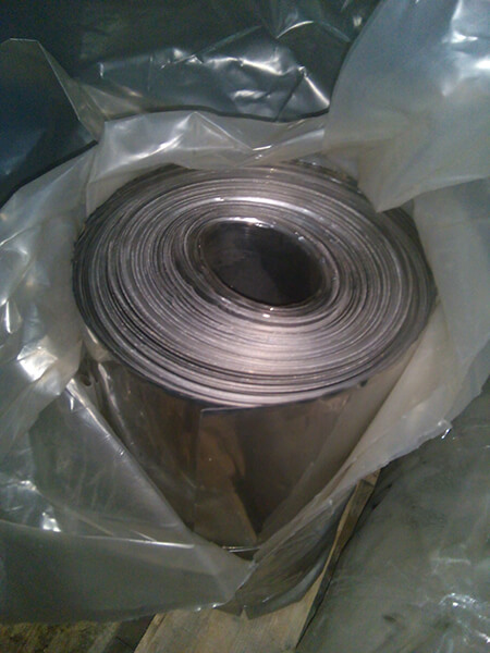 Лента нержавеющая монтажная 50x0,7 мм AISI 201 DIN 50049 фото