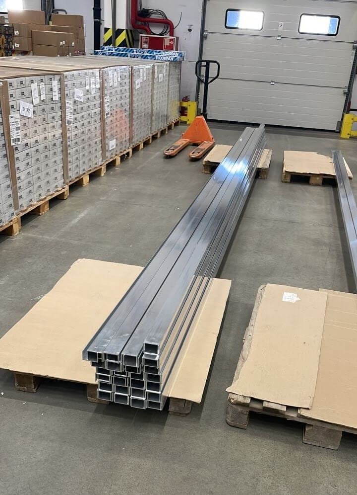 Швеллер алюминиевый