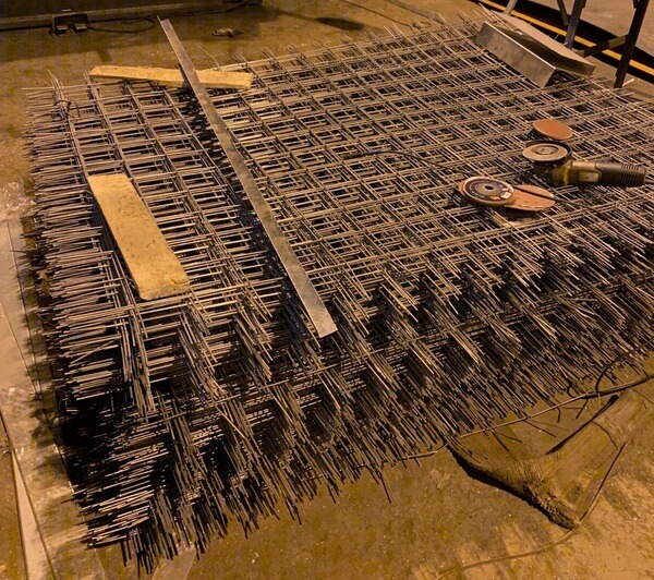 Сетка стальная арматурная сварная в картах 100x100x3 мм ГОСТ 23279-2012 фото